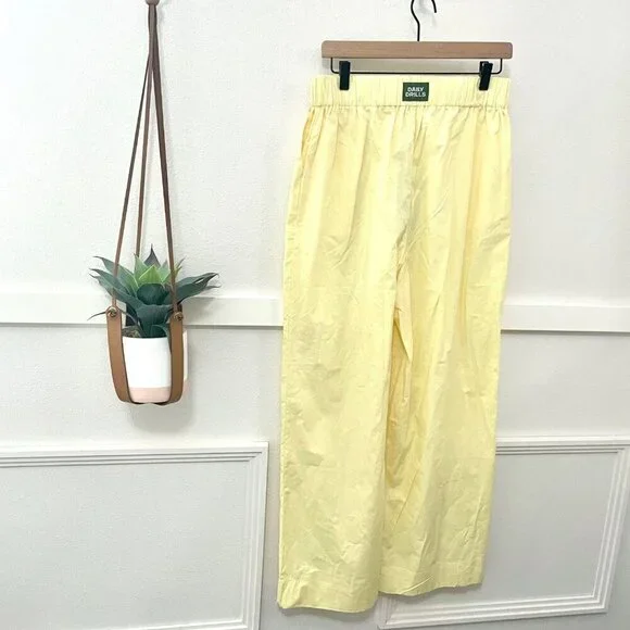 NWT Daily Drills Poplin Resort Boxer Pants Light Yellow Size L - Picture 3 of 5